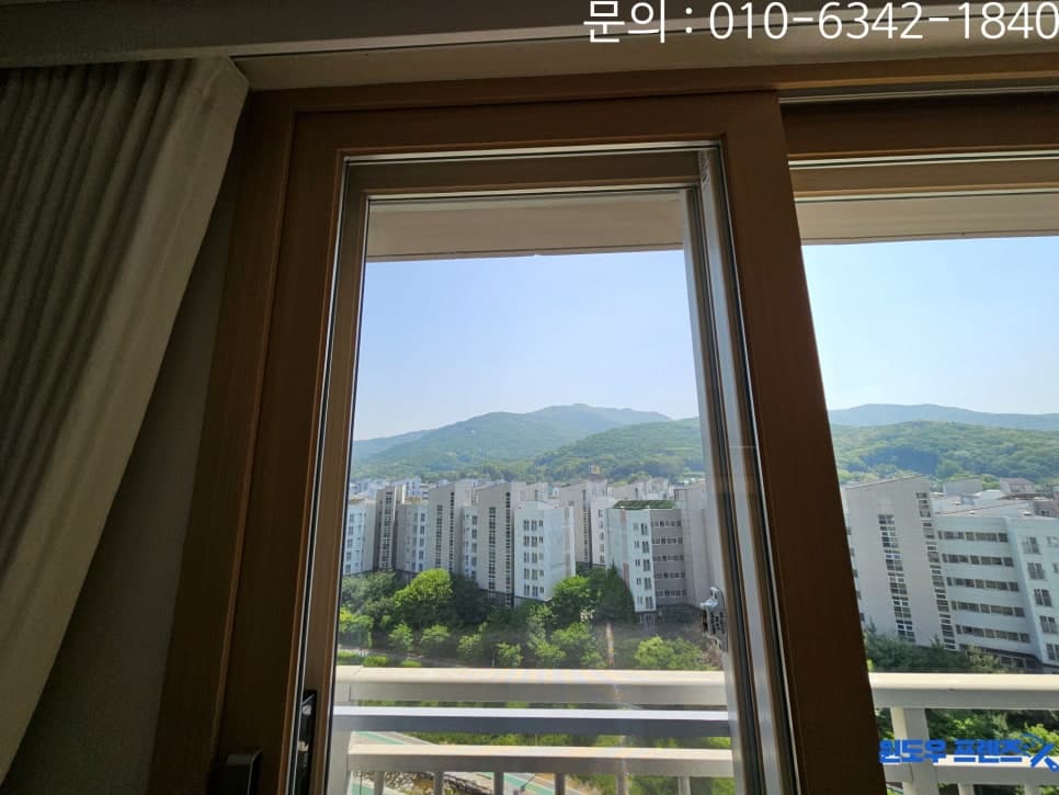 서초구 유리창청소 포레스타5단지 샤시대청소 — 청소 후